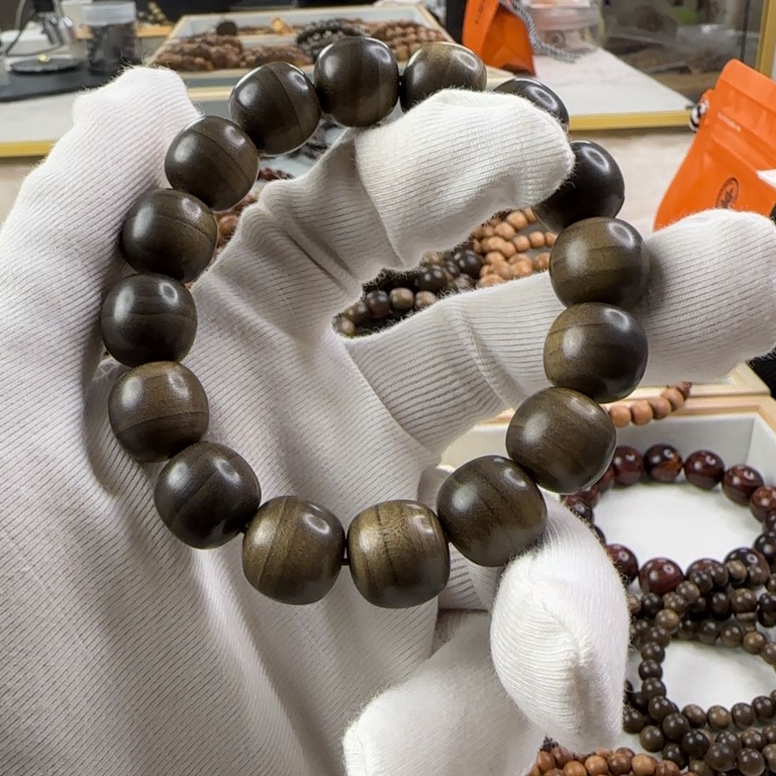 檀香木手串/手链大**世14×15阴沉老山檀