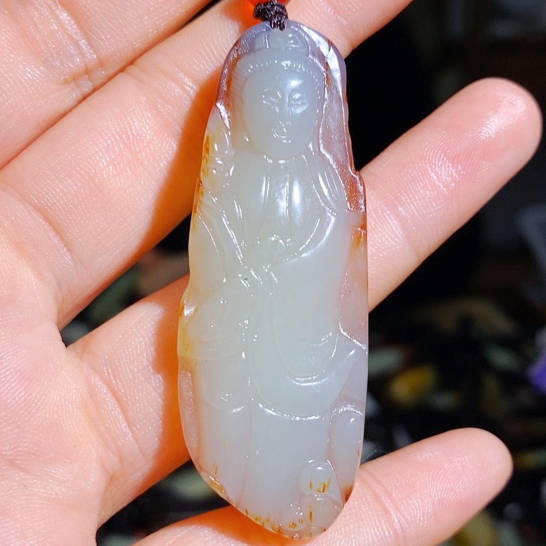 和田玉颈饰未镶嵌