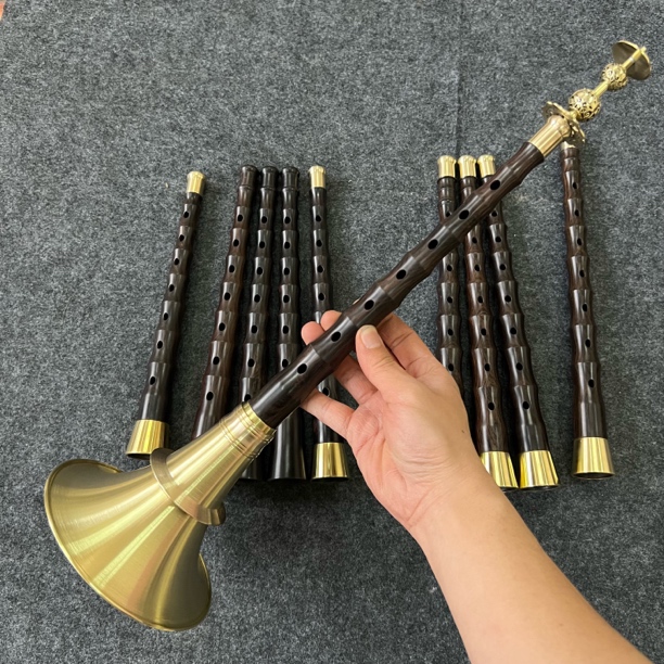 两广不定调上下铜套全套不定调椭圆孔唢呐民间