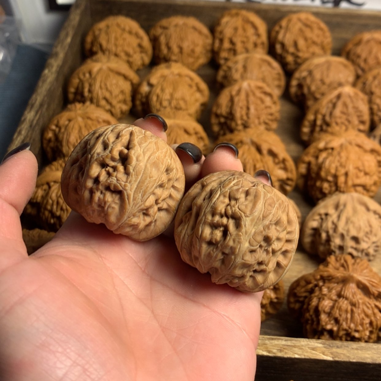 【闪购商品】文玩核桃吊坠芜***弟元宝