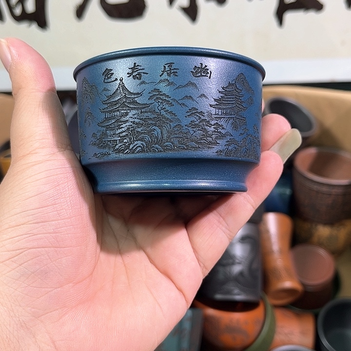 茶杯紫砂全手工紫砂主人杯