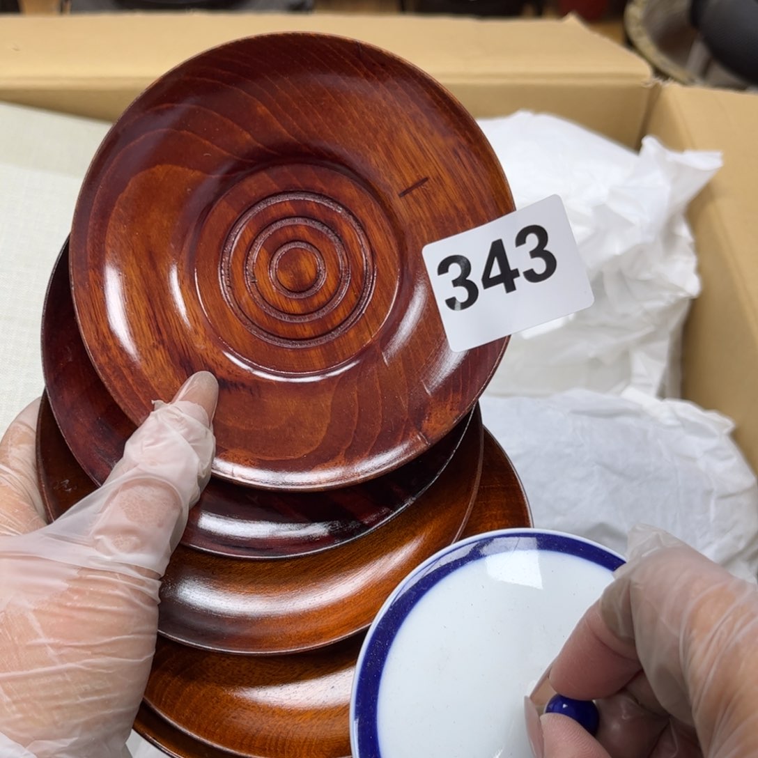 瓷片摆件工艺品摆件666 