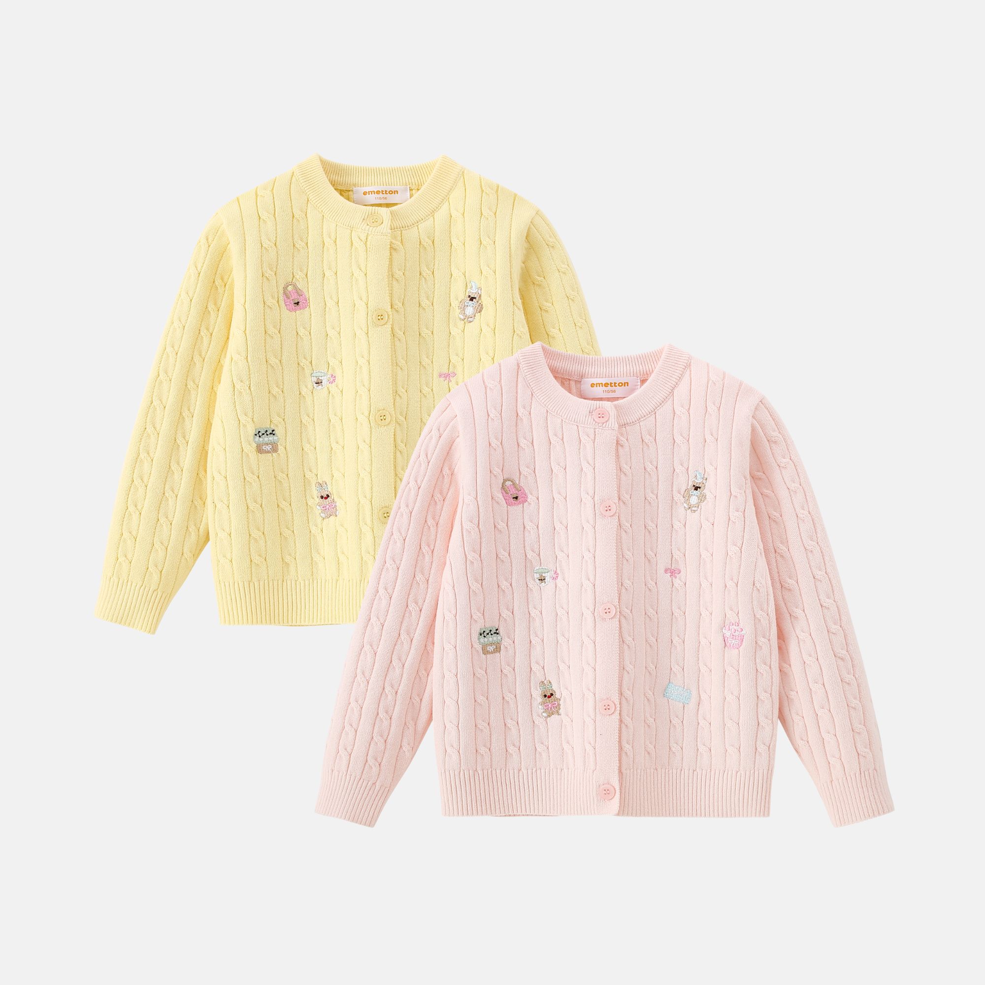 【天然棉】2025秋季新款女童开衫长袖针织衫外套毛衣儿童毛衣