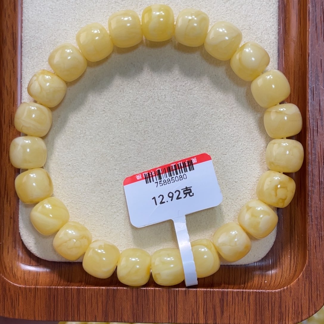 琥珀手链未镶嵌蜜蜡
