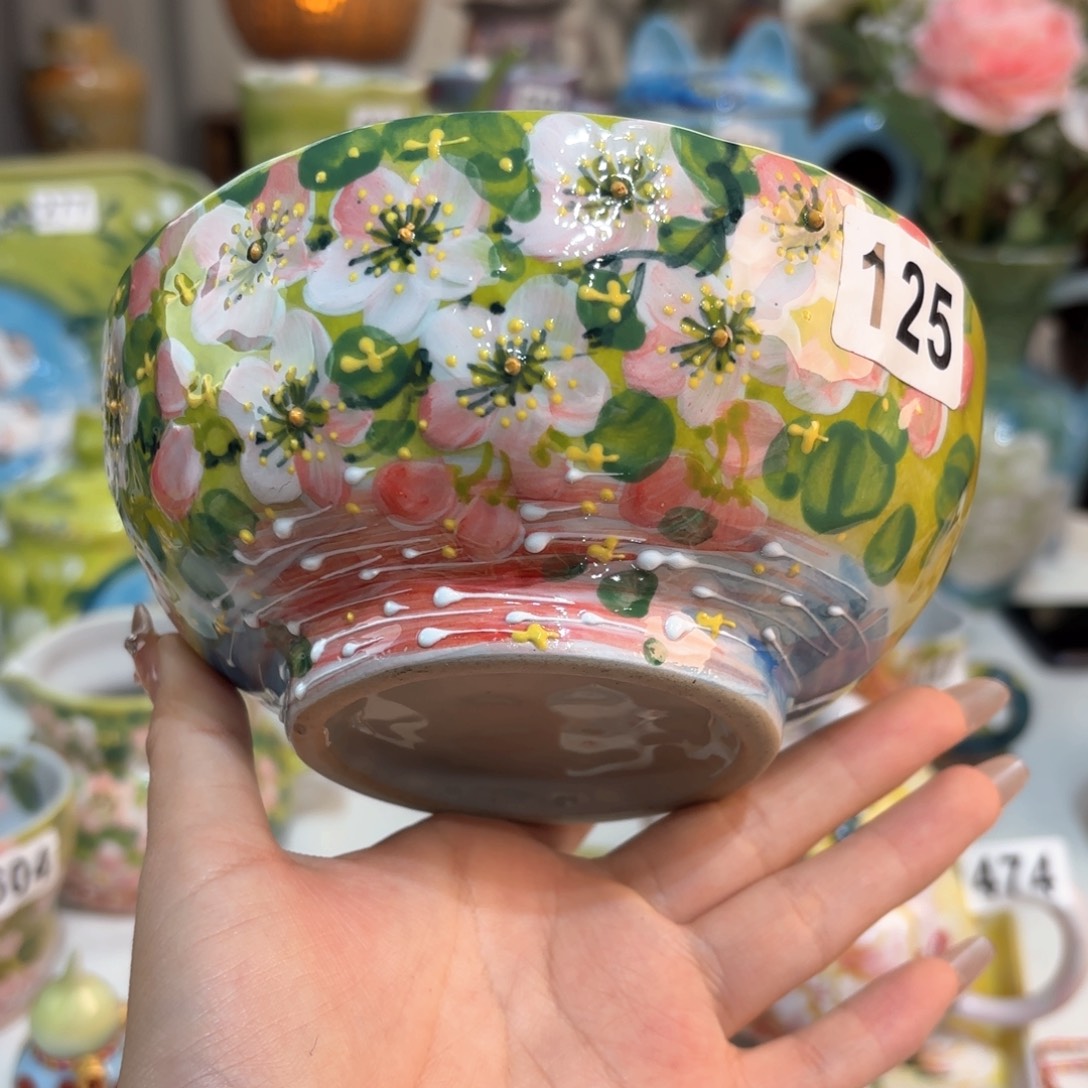 景德镇手绘高温釉下彩陶瓷茶具