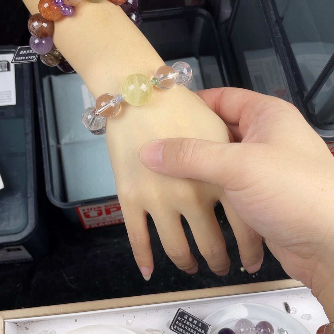 手链水晶银S925镶嵌