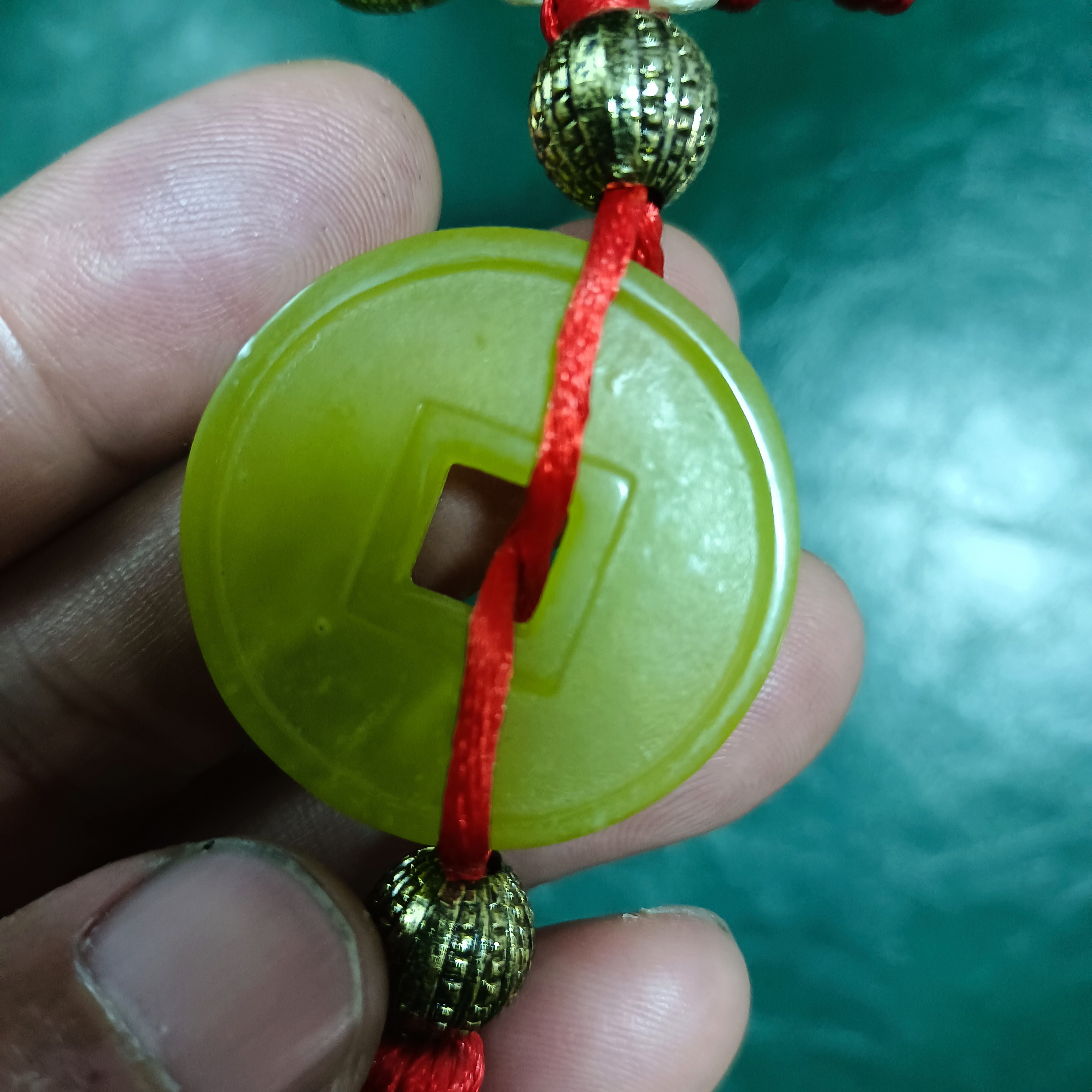 山鬼花钱晴水料平安扣挂件古风百搭