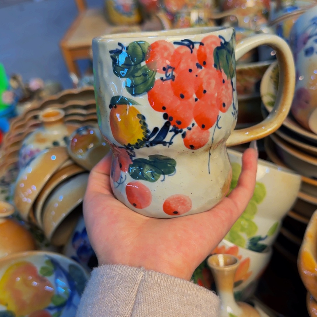 瓷片景德镇陶瓷手工手绘