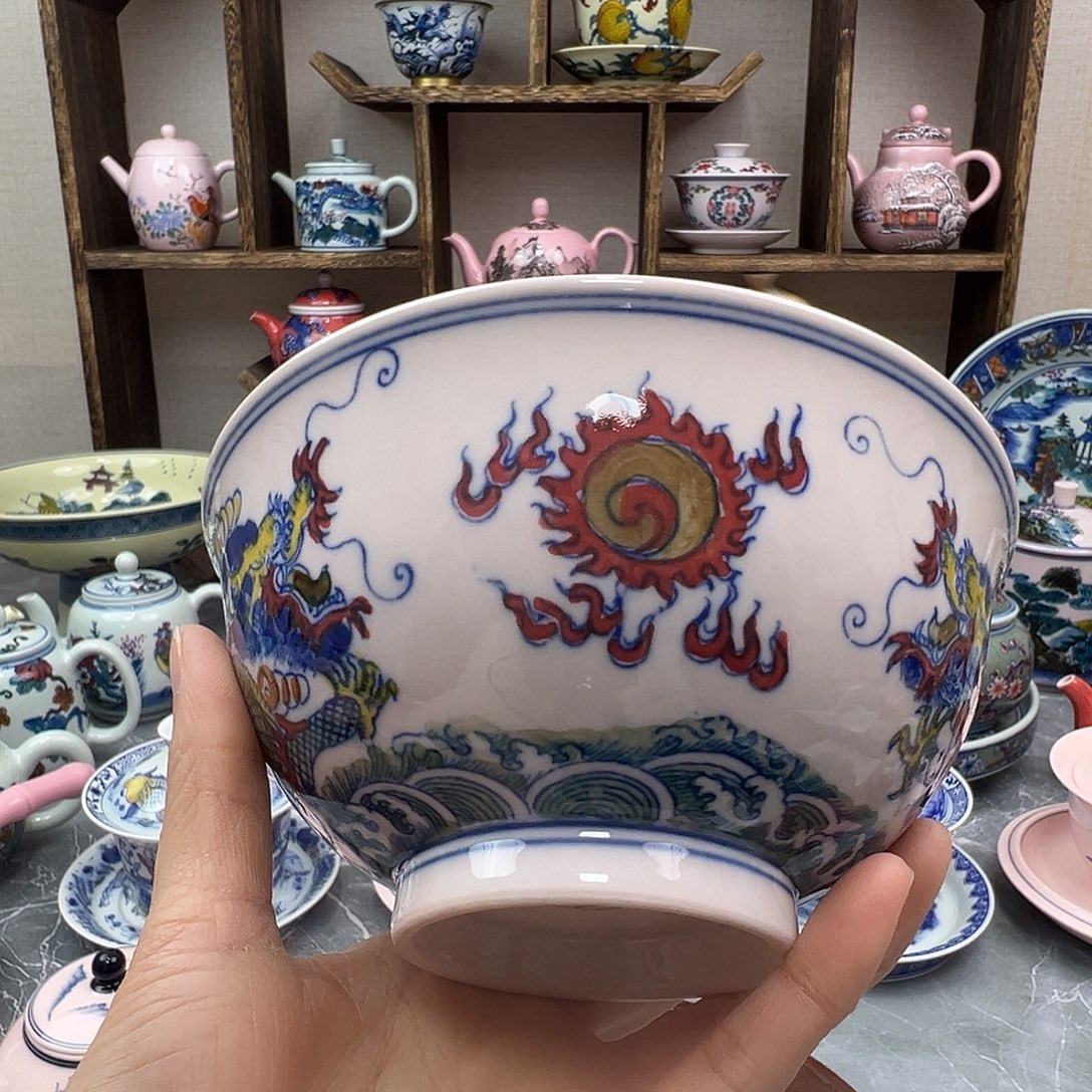 摆件陶景德镇陶瓷567老厂瓷87