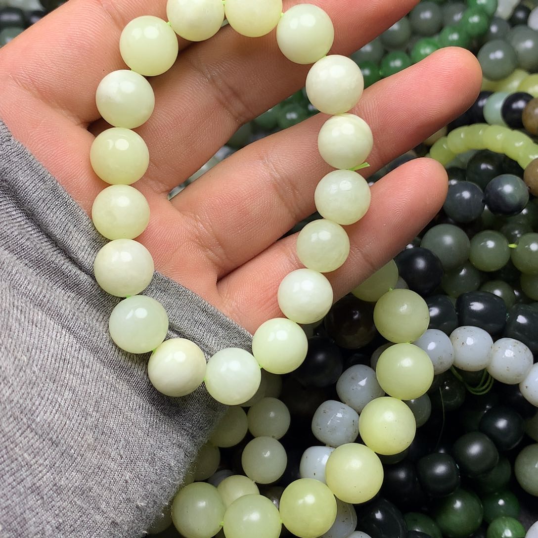 和田玉手链未镶嵌