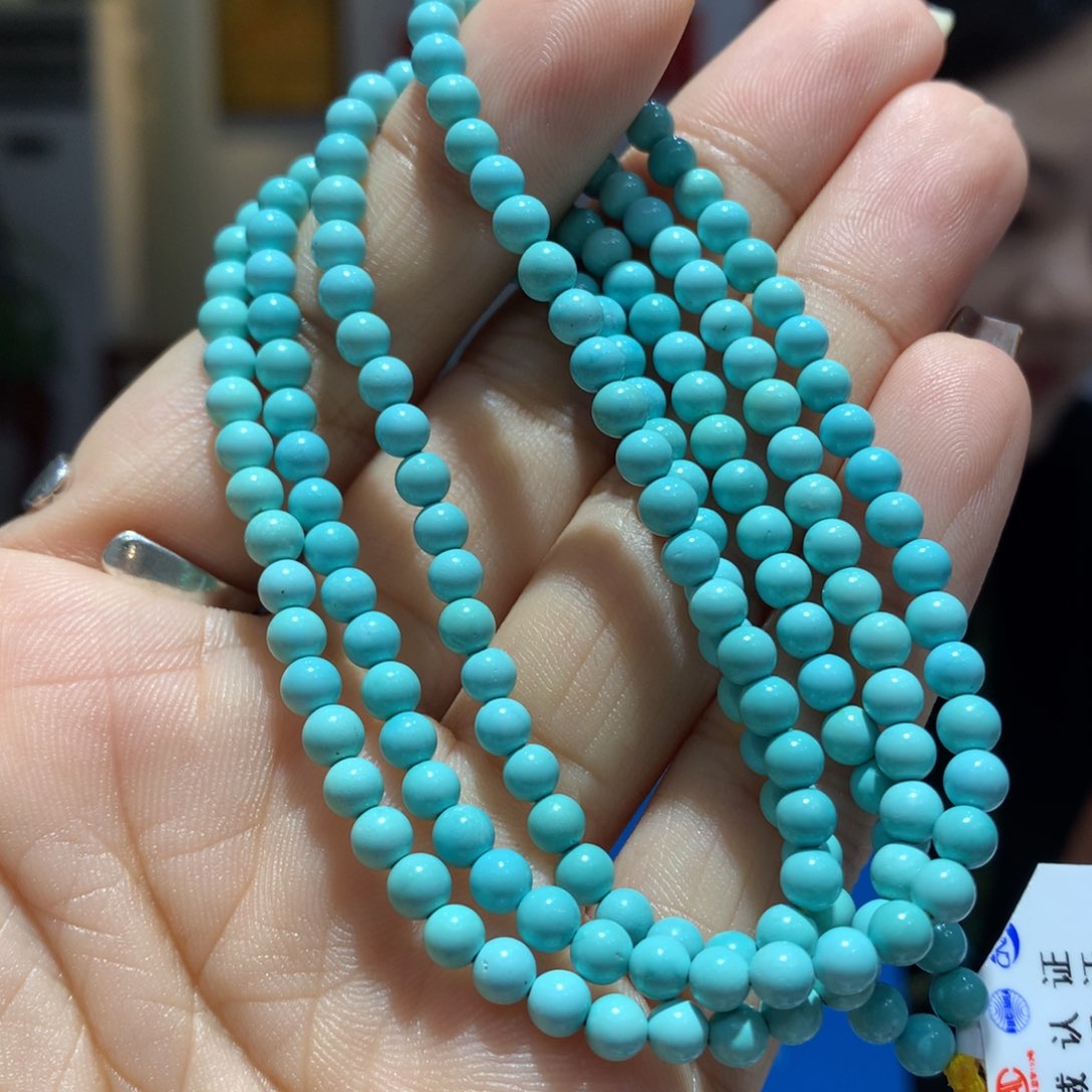 未镶嵌绿松石长链