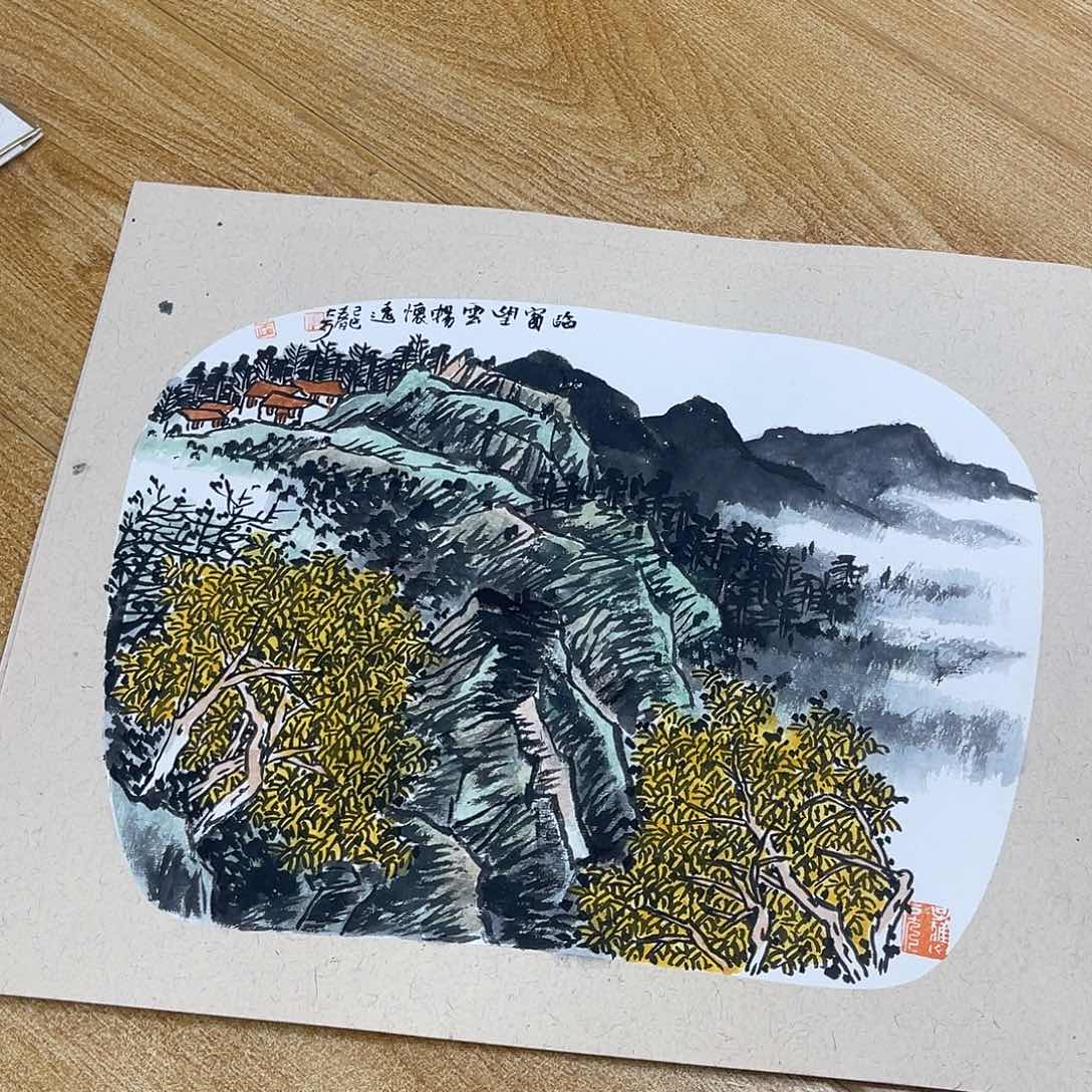 姜奇老师山水作品