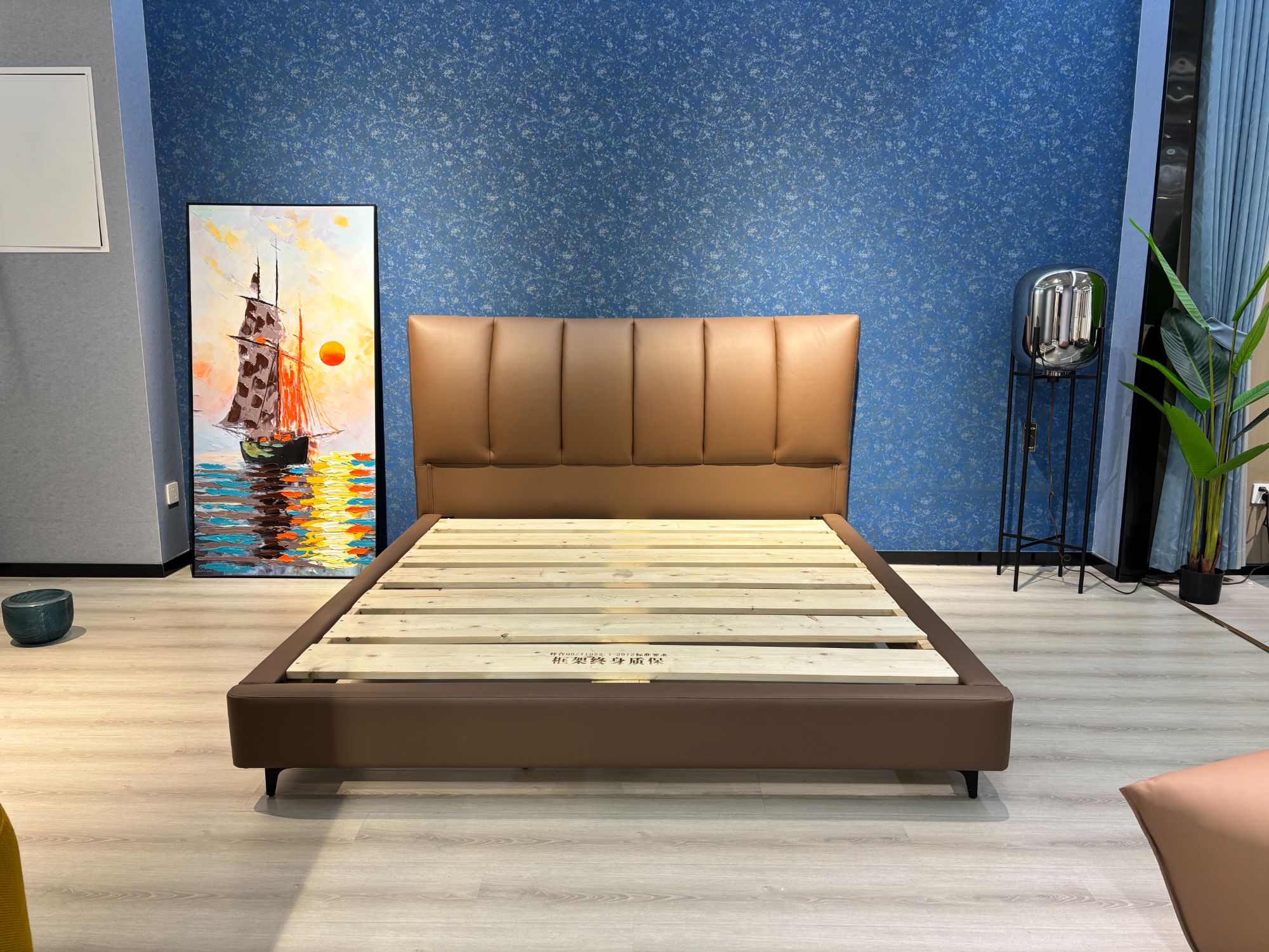 泰爱她家具（天津滨海吾悦店）简约轻奢t头层皮真皮软床