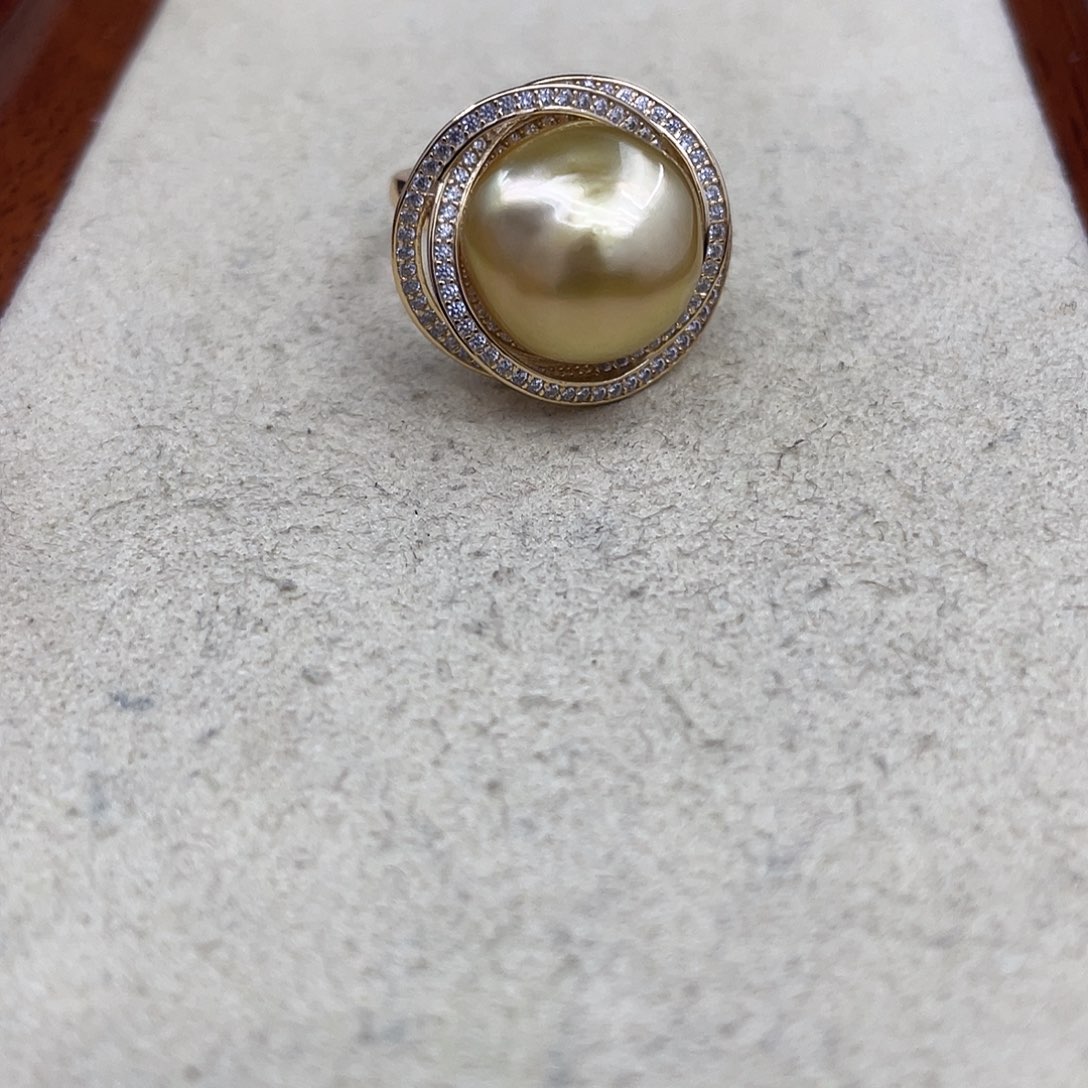 海水珍珠颈饰银S925镶嵌