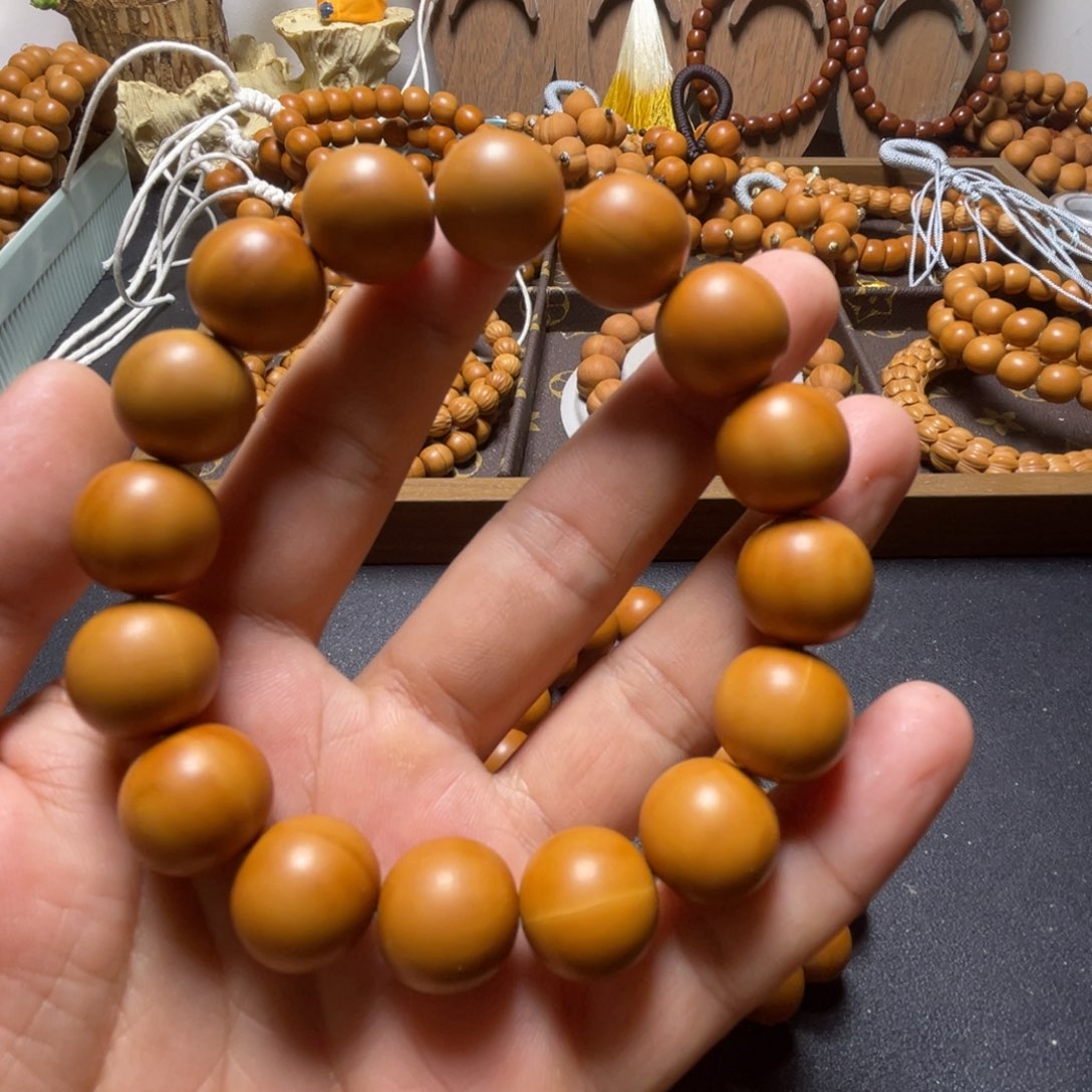 猴头核桃手串微瑕正圆14