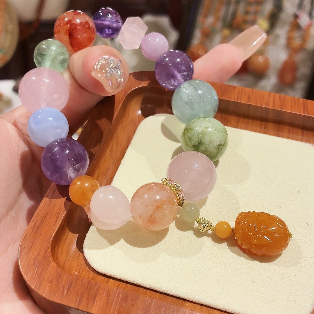 蜜蜡未镶嵌手链手串