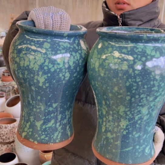 紫砂花盆高28口15————-