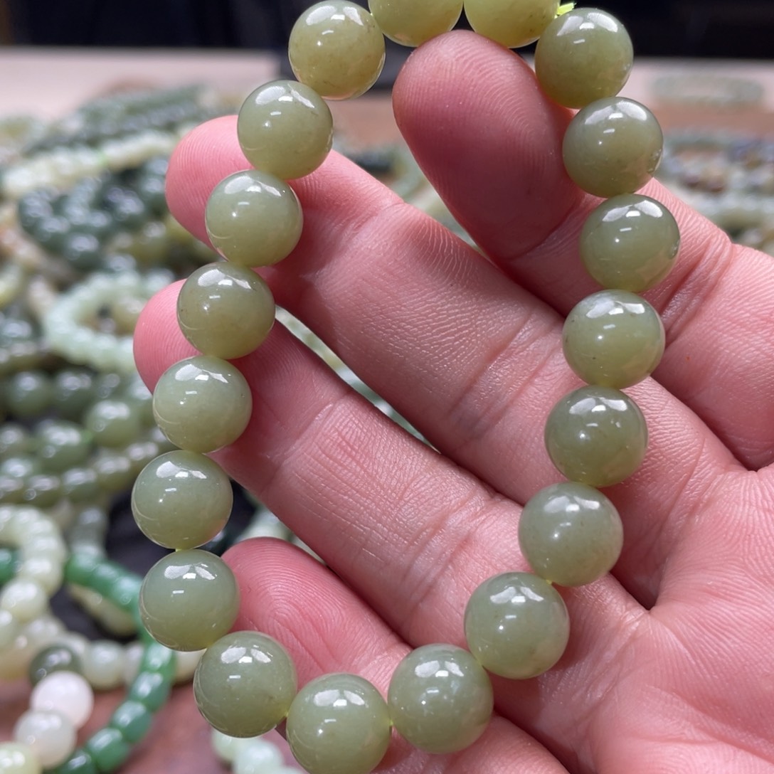 和田玉手链未镶嵌