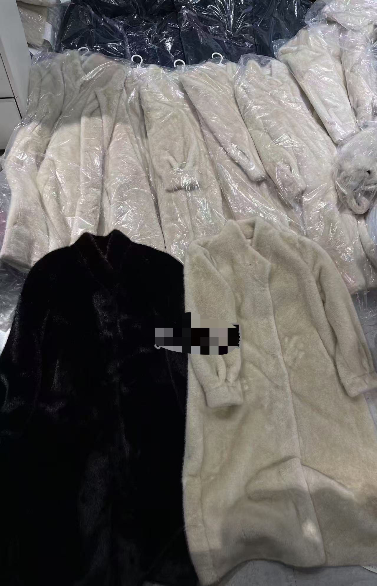 皮毛衣加长保暖衣服