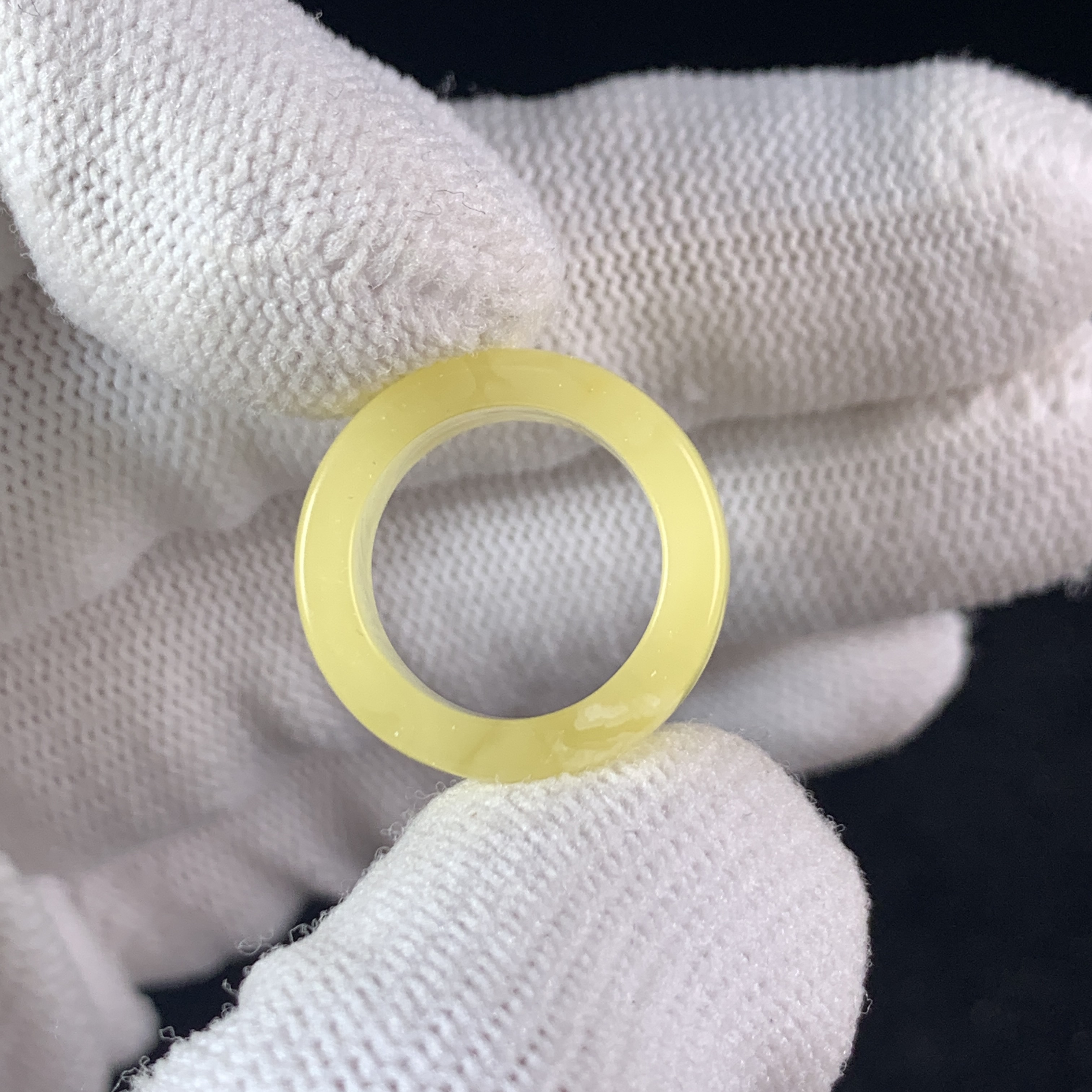 K1024原矿俄料内径尺寸13.2mm蜜蜡跑环卡环配饰单颗配饰支持复检