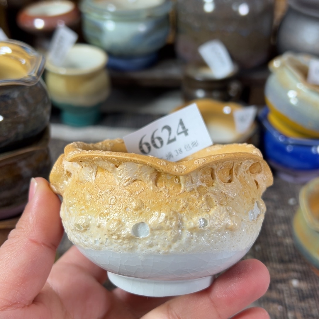 陶瓷景德镇手工花盆