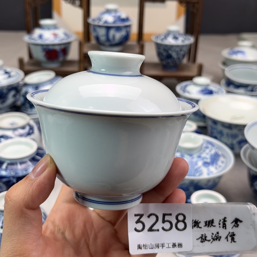 微瑕不退不换手绘杯3258燕子