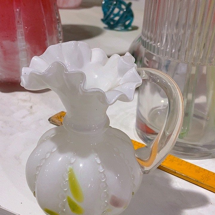 无铅玻璃琉璃花瓶高14口2