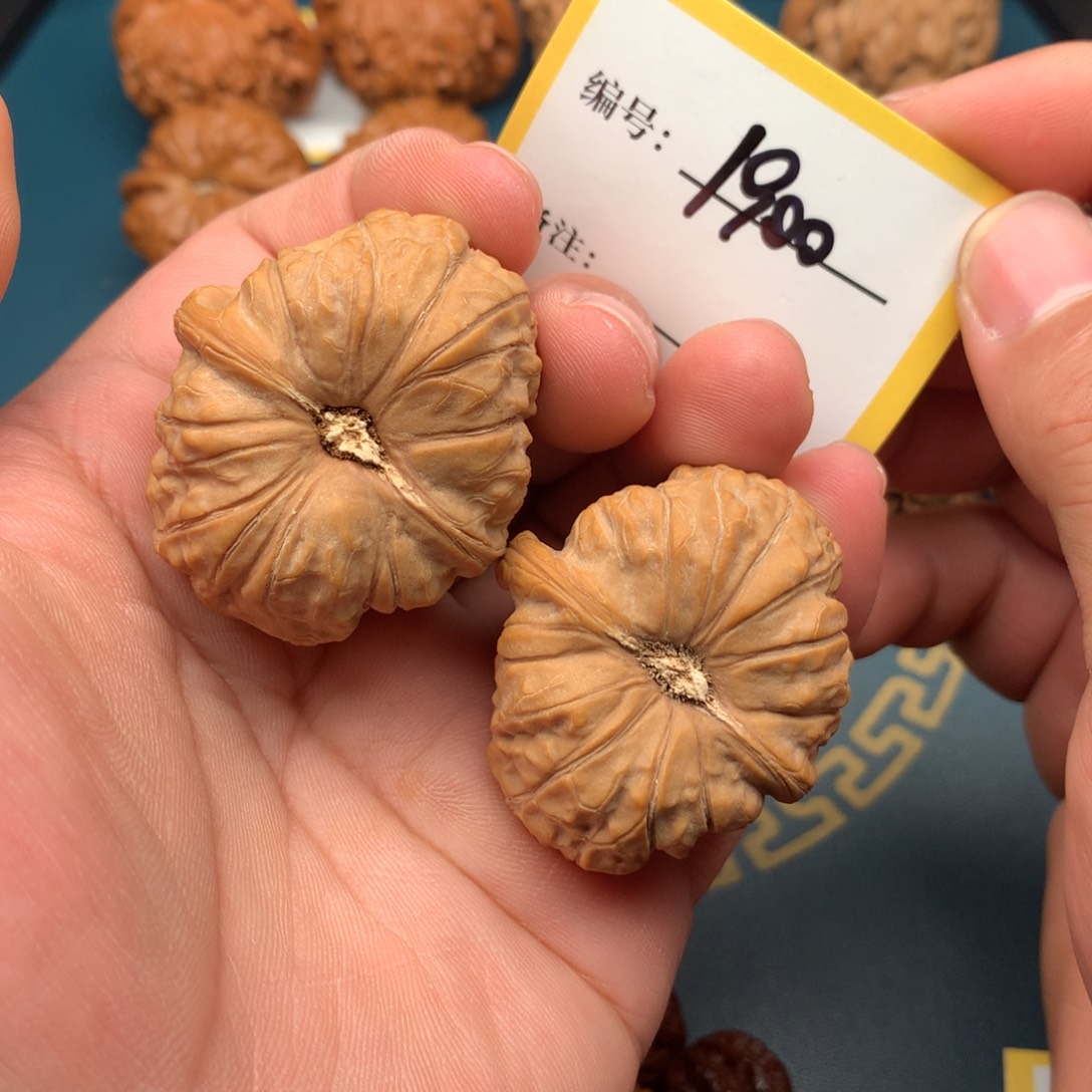 文玩核桃把件38南瓜墩1900