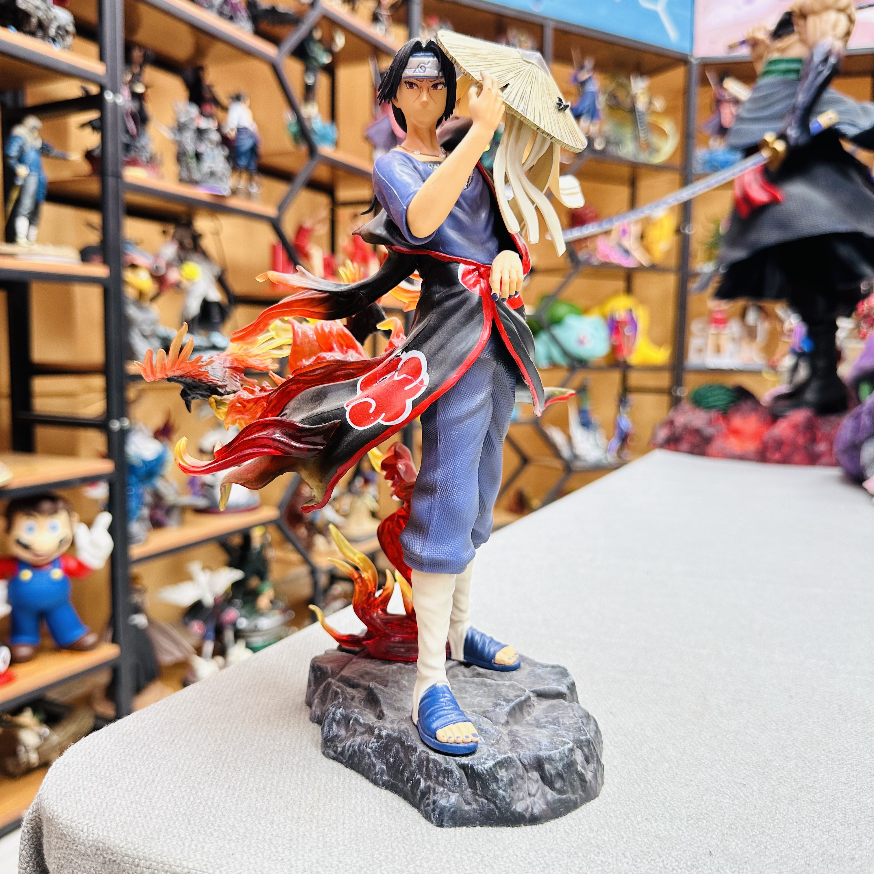 【优质好货】火影 乌鸦斗笠鼬 30CM 精致手办摆件