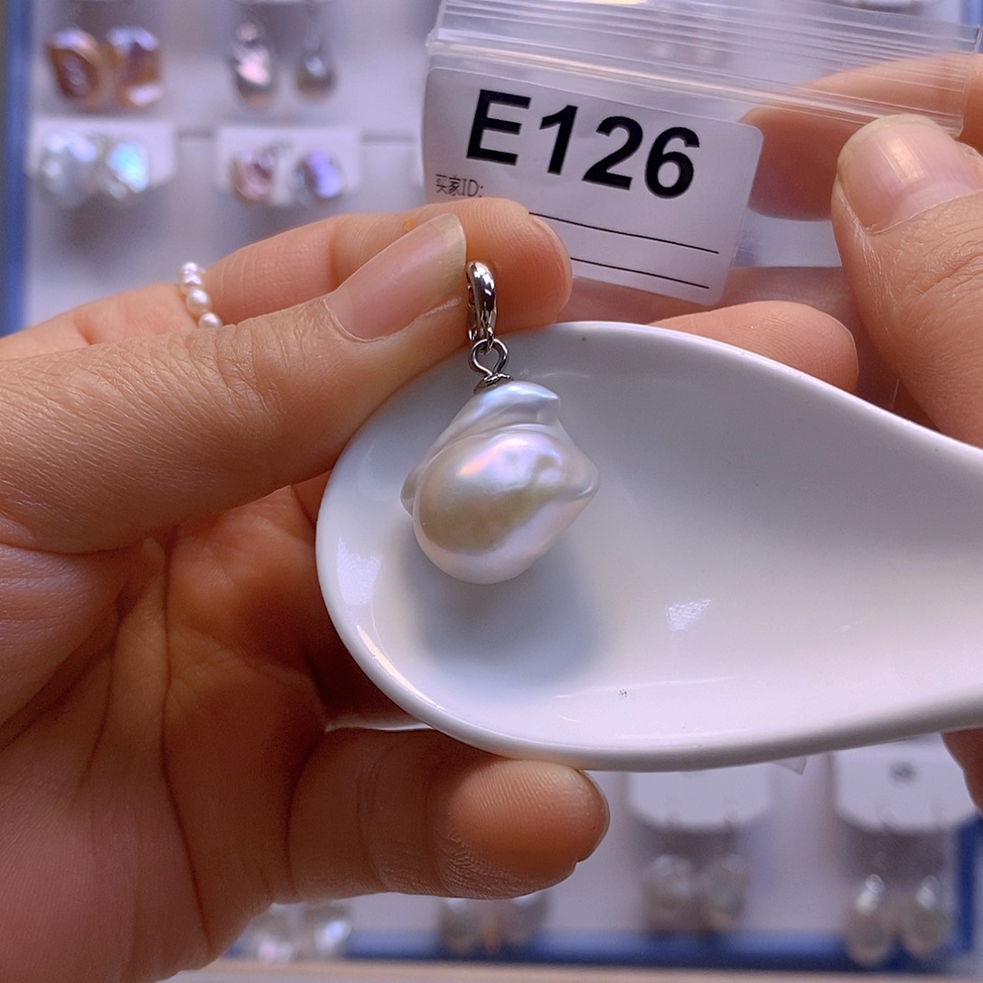 淡水珍珠颈饰银S925镶嵌