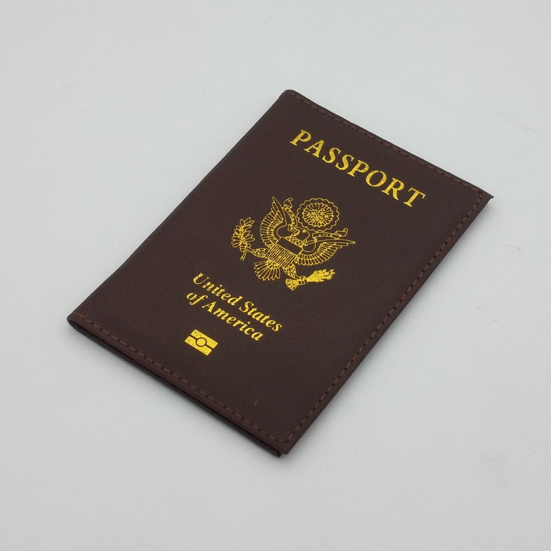 厂家多种颜色美国护照保护套旅行证件护照防护卡包护照夹