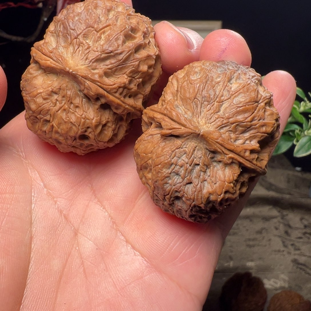 文玩核桃吊坠水龙纹元宝45mm