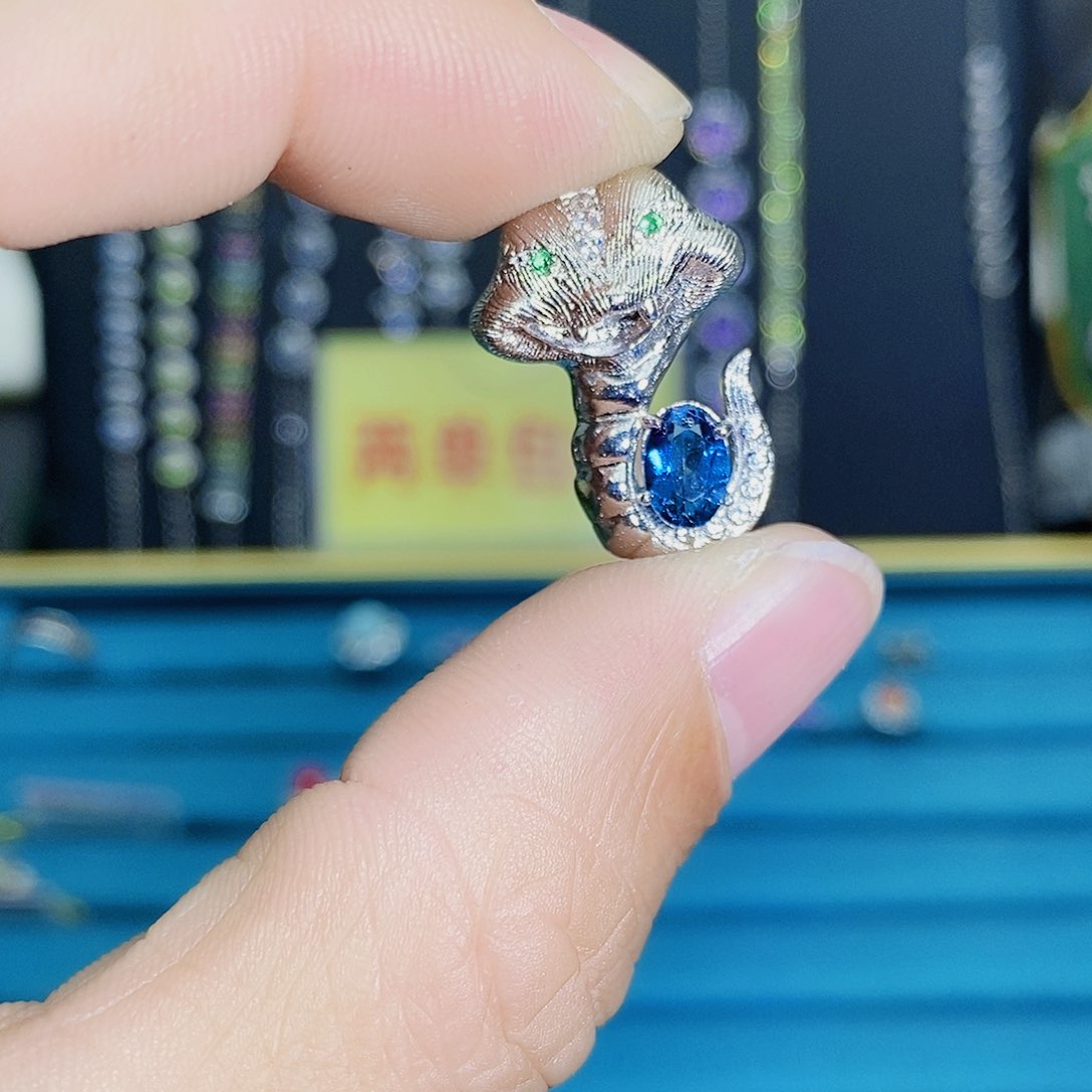 紫晶珠宝半成品银S925镶嵌