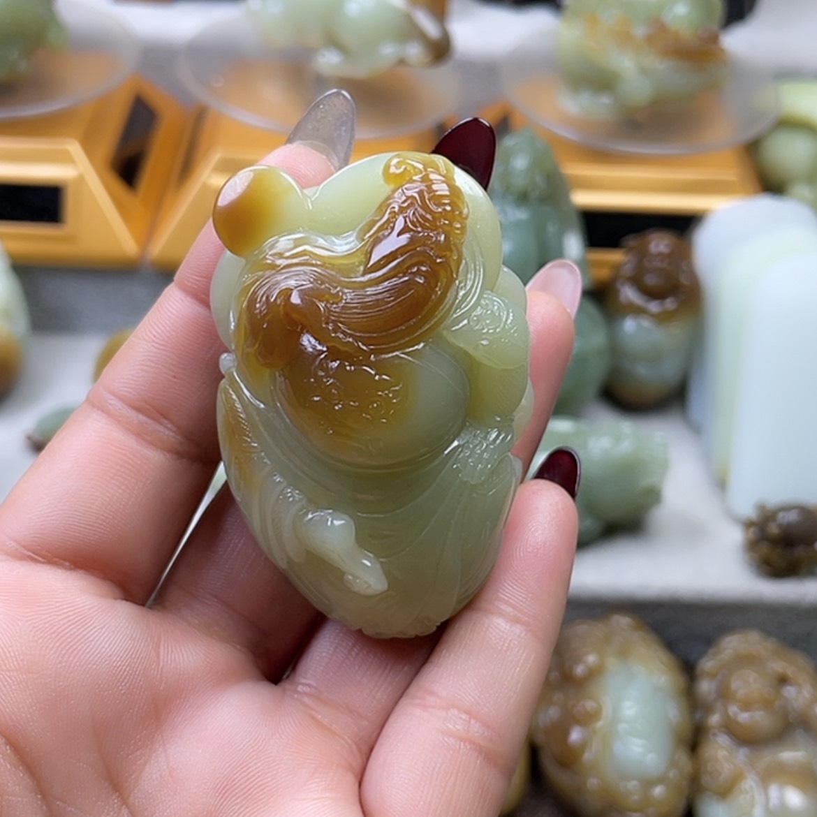 【闪购商品】和田玉把件未镶嵌不**、