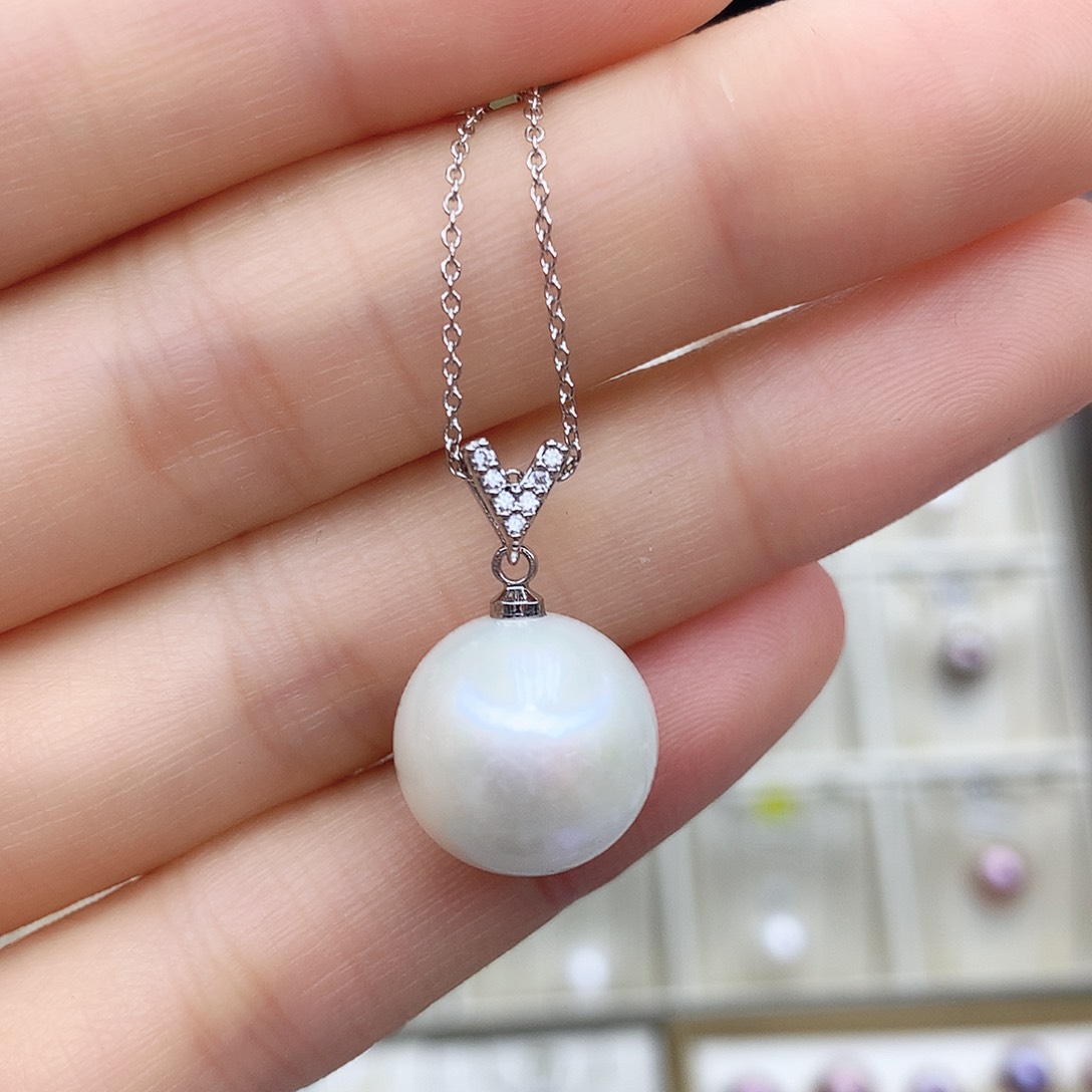 淡水珍珠颈饰合金