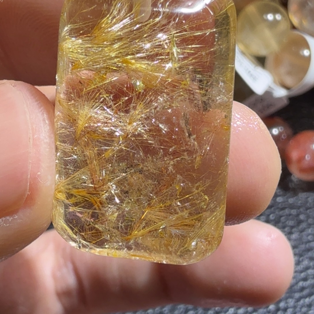 朝***雪未镶嵌发晶吊坠(不含链)