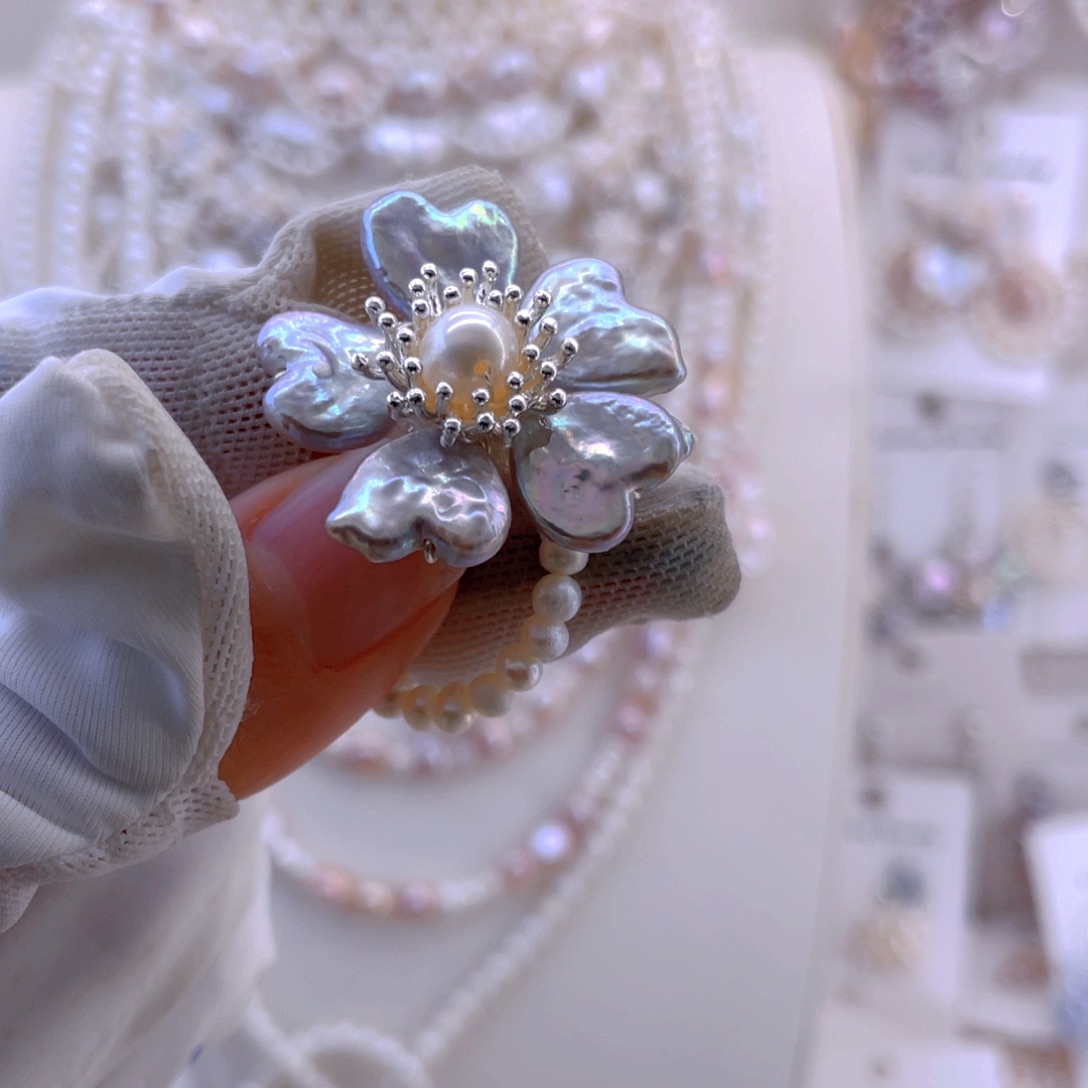 未镶嵌耳饰淡水珍珠