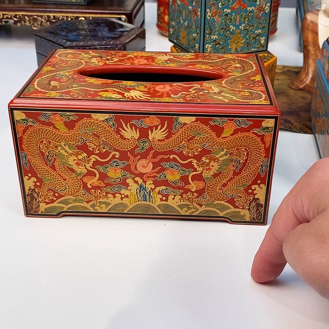 紫檀木类成套家具小叶紫檀纸巾盒