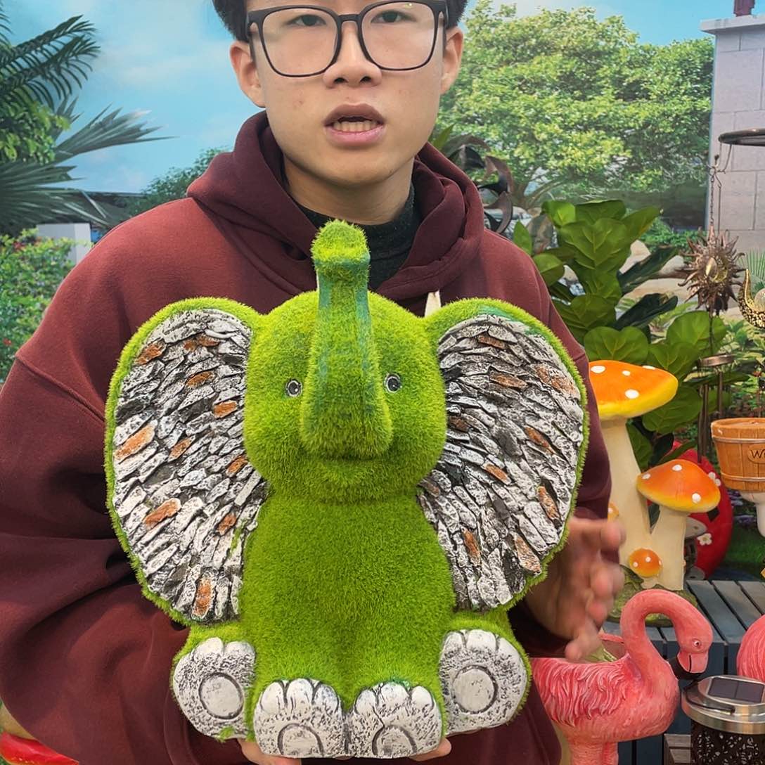 红陶花园庭院摆件