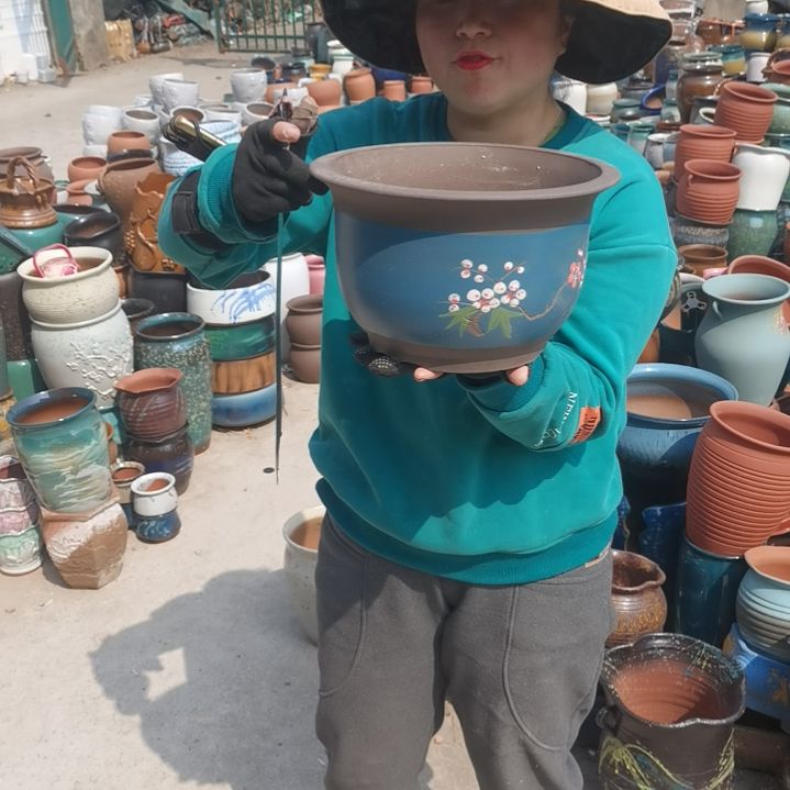 红陶口26高17瑕疵