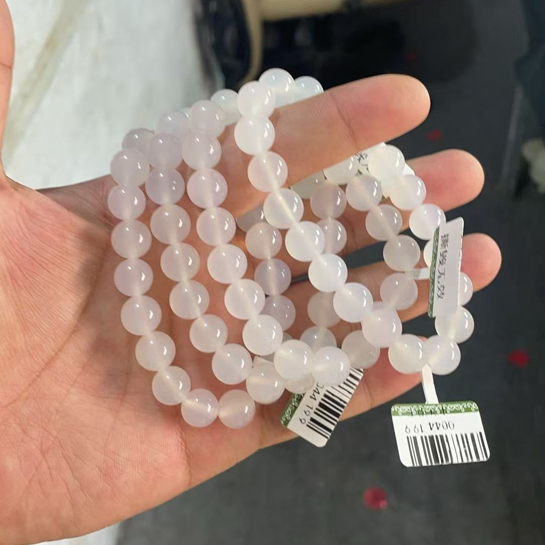 白月光晴水手串卡10左右多样性拍一发一玛瑙