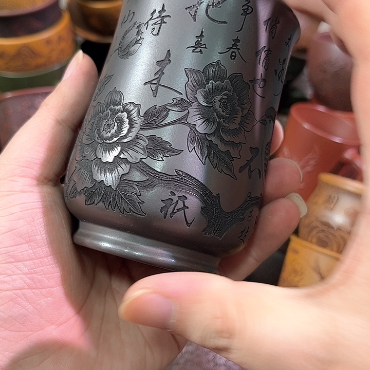 茶杯紫砂全手工紫砂主人杯