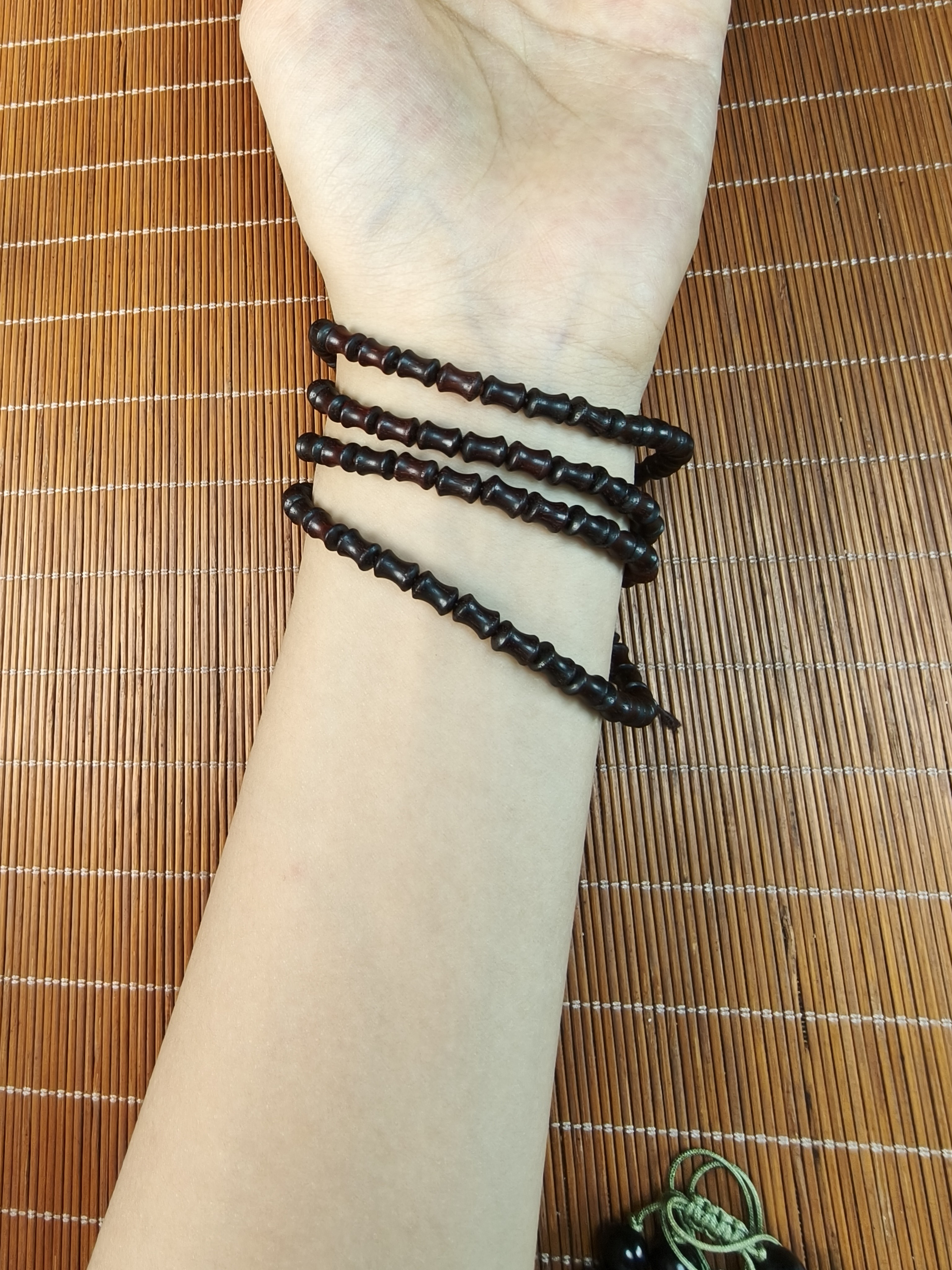 印度小叶紫檀 老料 竹节