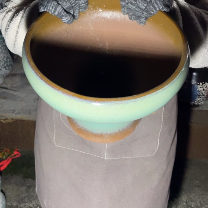 紫砂花盆口29高23正品正品