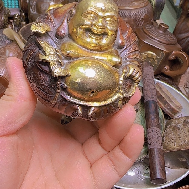 铜器办公室茶室摆件