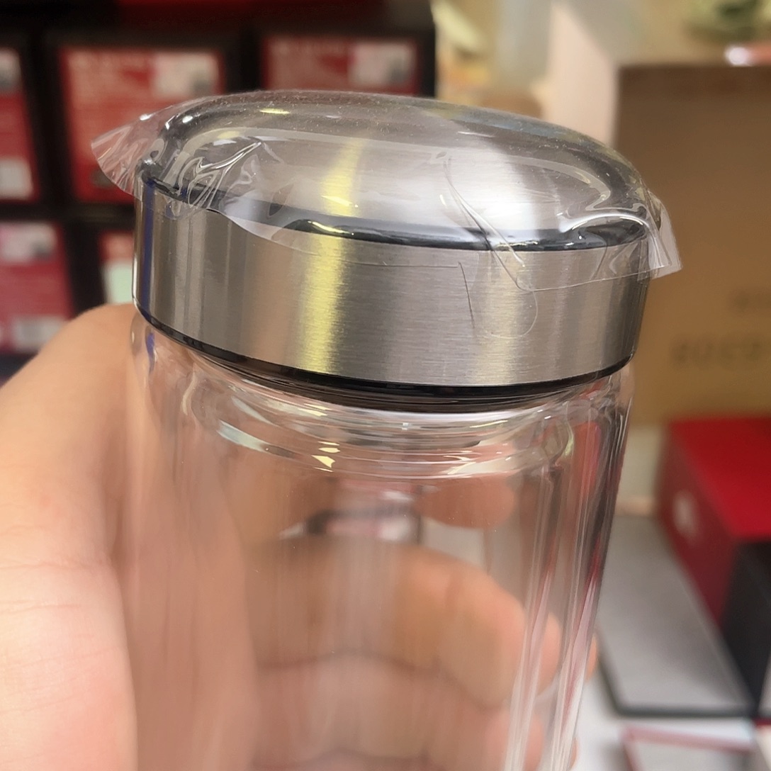 高硼硅玻璃盖子款6559本色350ml