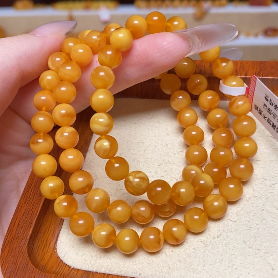 【闪购商品】未镶嵌蜜蜡手链手串