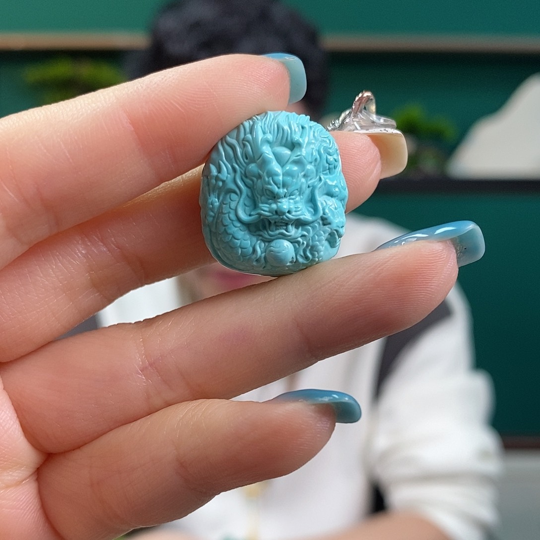 绿松石珠宝奇石未镶嵌