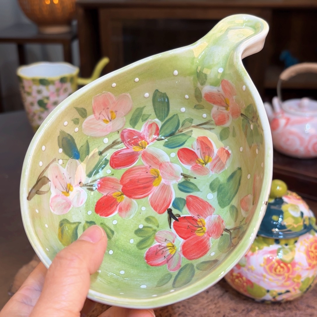 景德镇手绘高温釉下彩陶瓷茶具