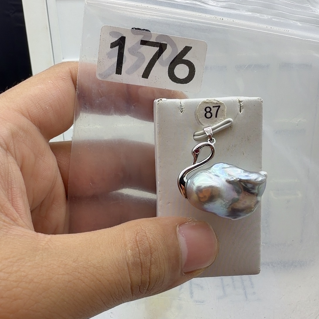 颈饰合金淡水珍珠